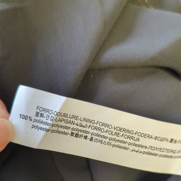 01416 Zara Striped Sequins Midi Dress Black Gold Size Medium party flapper glam - Picture 10 of 10